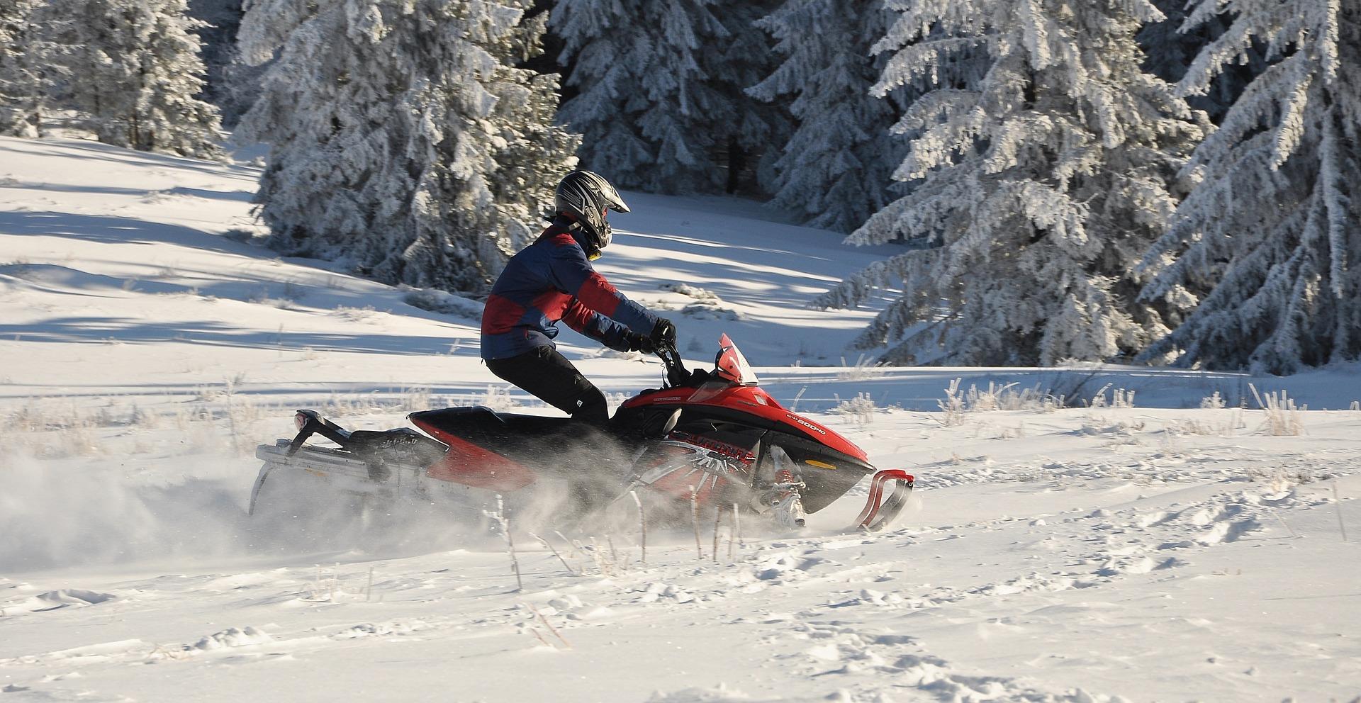 Snowmobiling